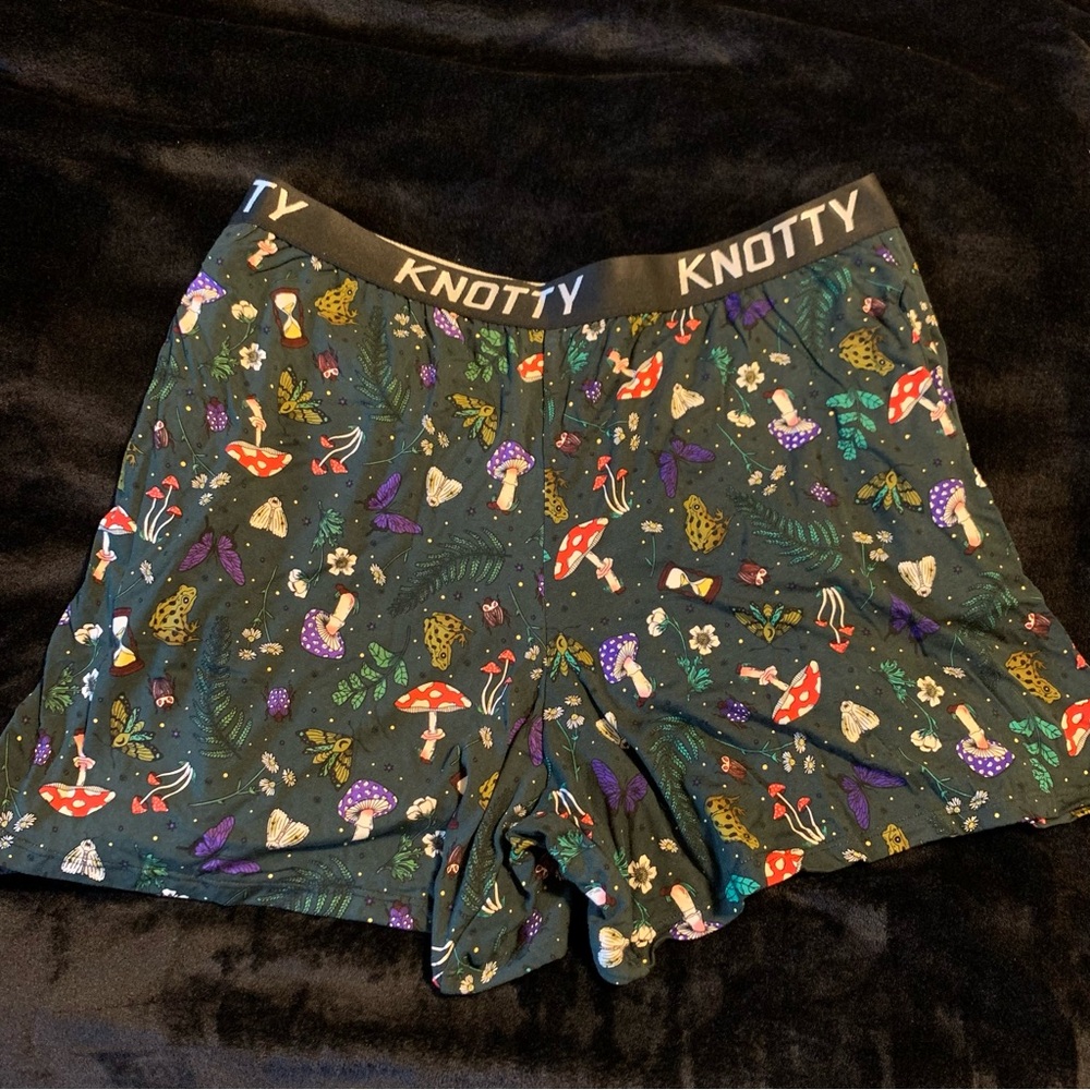 Knotty Knickers BeChill Mushroom Loose Sleep Boxers - XL